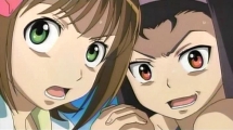 Haruka és Iori reakciója az előző képen láthatóakra.